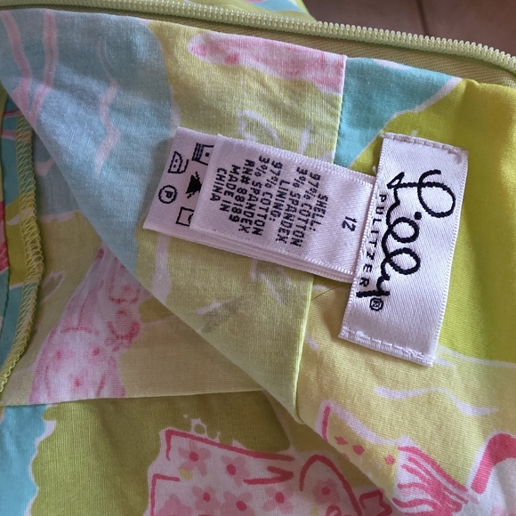 Lilly Pulitzer Sweater-jacket & Skort White Label Sz L Sweater And Sz 12 Skort. - Picture 3 of 9